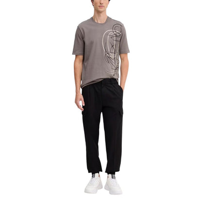 Pantalones Casuales Armani Exchange de Poliéster Negros