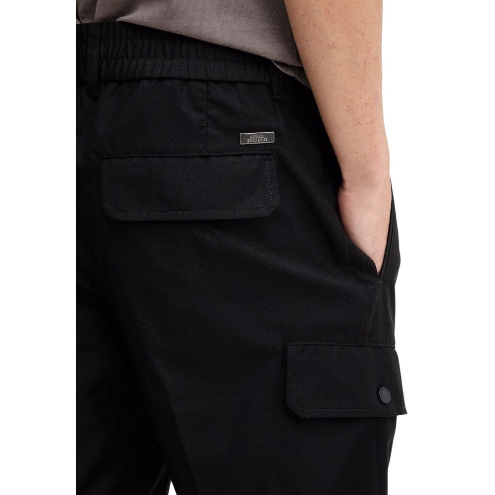 Pantalones Casuales Armani Exchange de Poliéster Negros