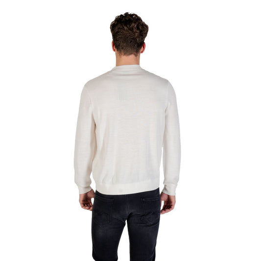 Sudadera blanca de marabú Armani Exchange