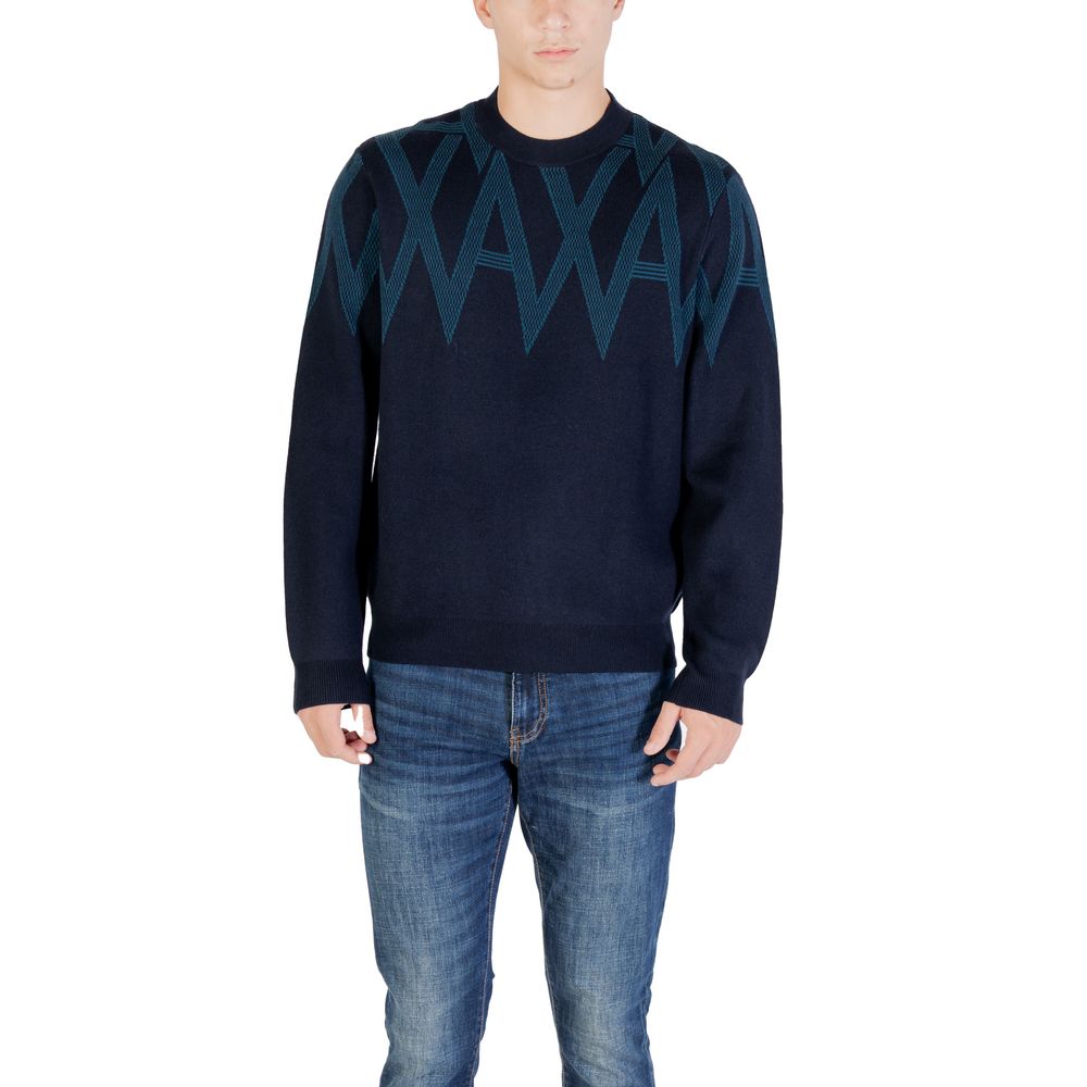 Sudadera Armani Exchange negra con marabú