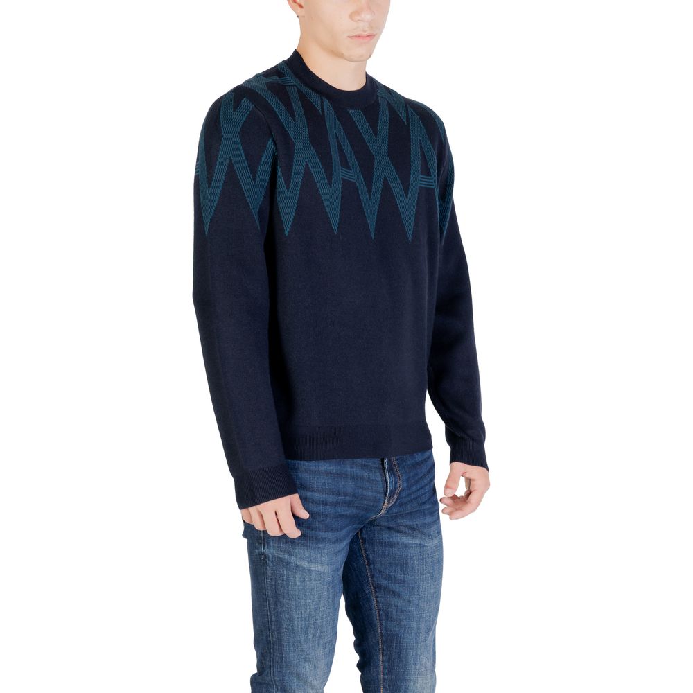 Sudadera Armani Exchange negra con marabú