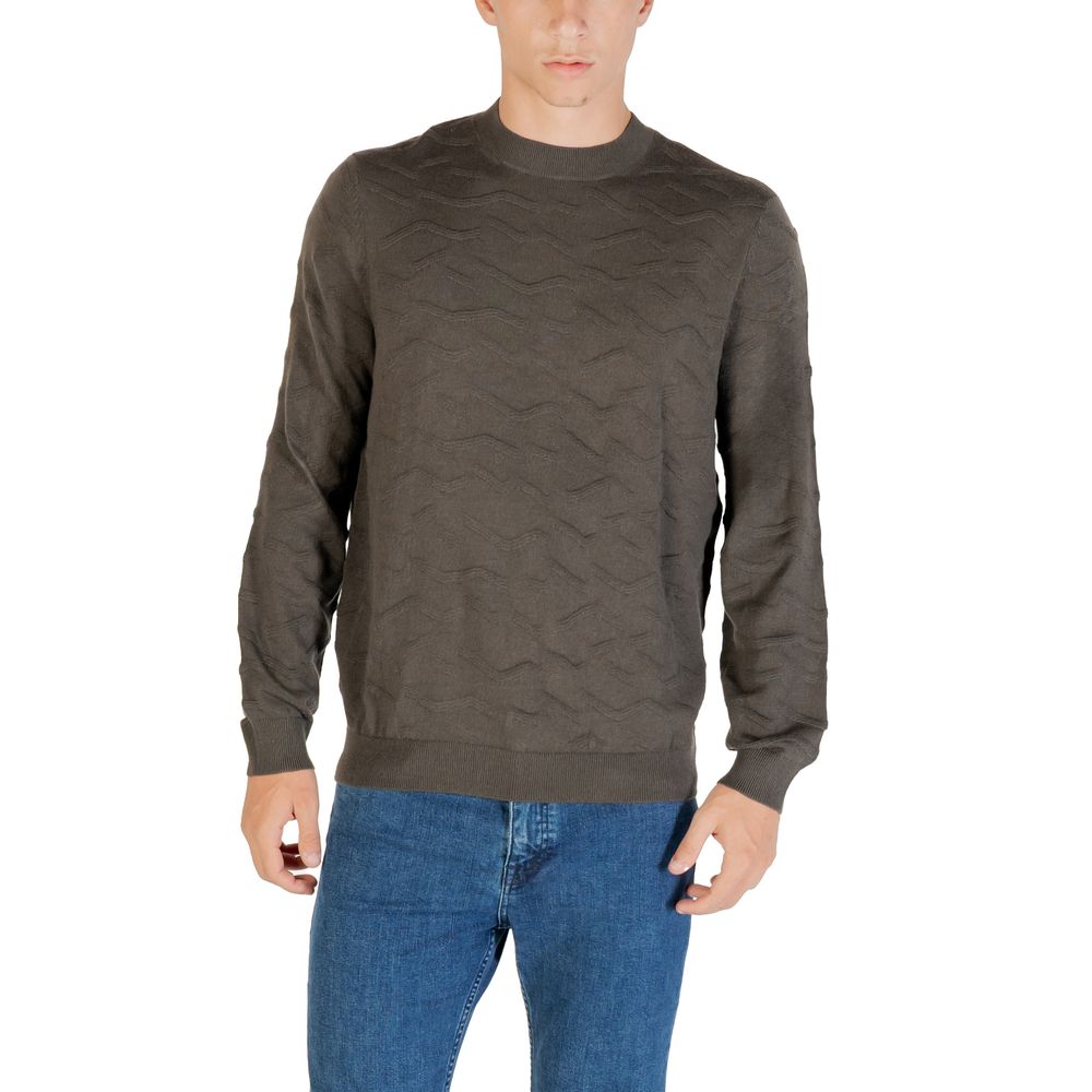 Sudadera verde de marabú Armani Exchange