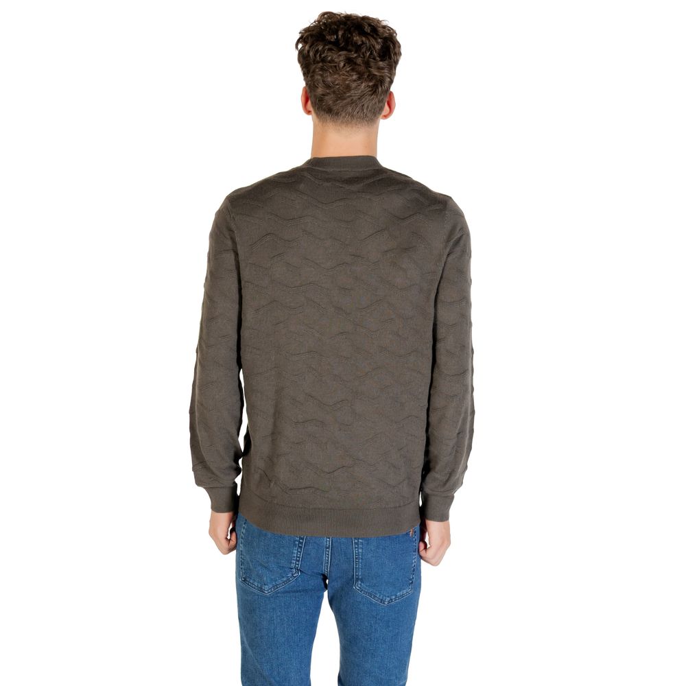 Sudadera verde de marabú Armani Exchange