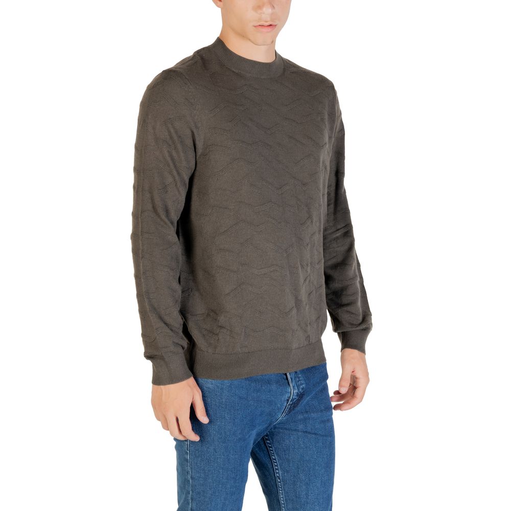 Sudadera verde de marabú Armani Exchange