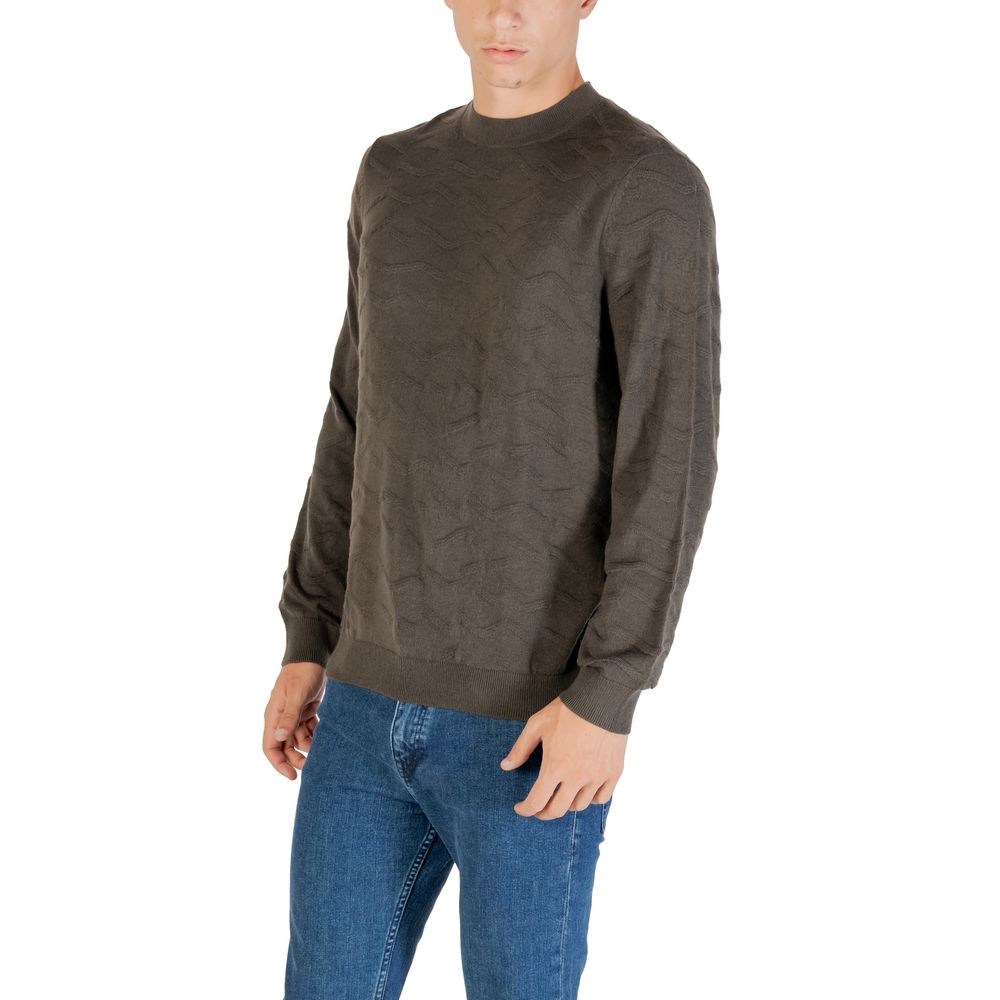 Sudadera verde de marabú Armani Exchange