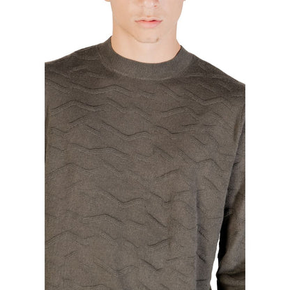 Sudadera verde de marabú Armani Exchange