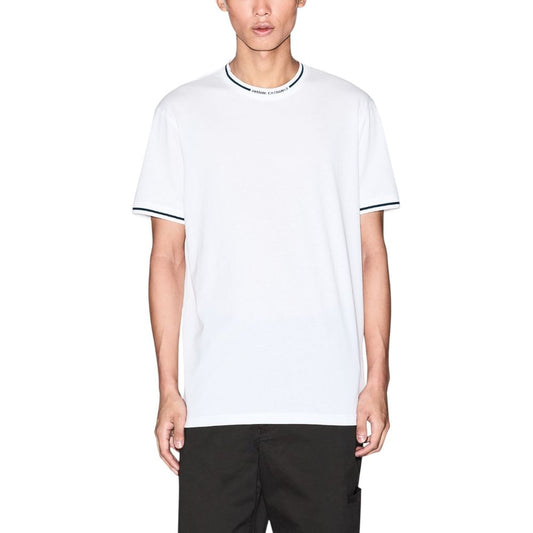 Camiseta Blanca de Algodón Armani Exchange