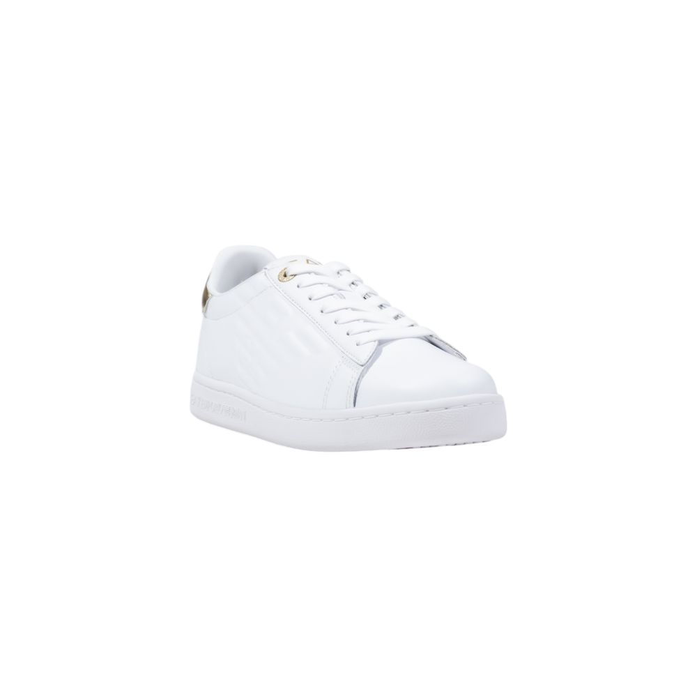 Zapatillas Bajas De Piel Blanca EA7 Emporio Armani