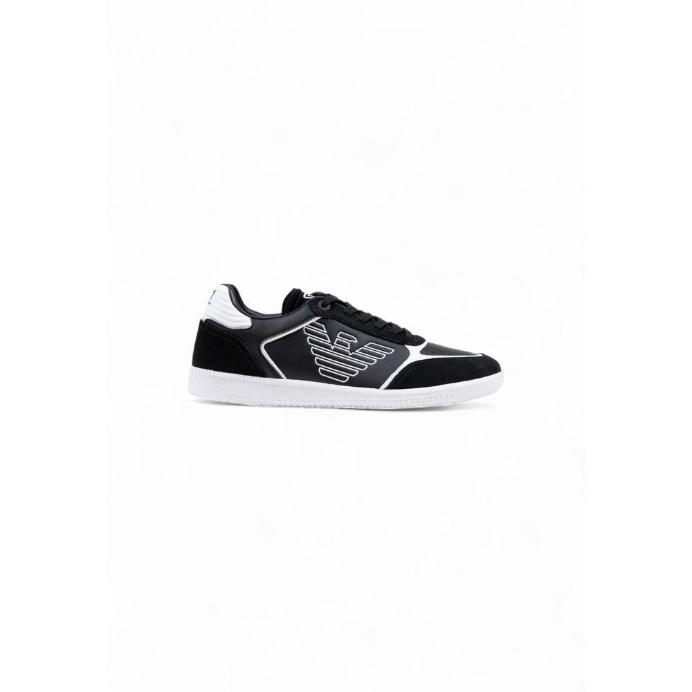Zapatillas deportivas EA7 Emporio Armani de piel blancas y negras