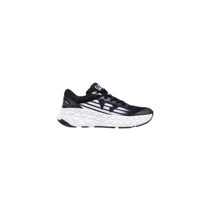 EA7 Emporio Armani Zapatillas deportivas de poliéster negras y blancas