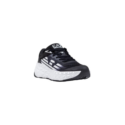 EA7 Emporio Armani Zapatillas deportivas de poliéster negras y blancas