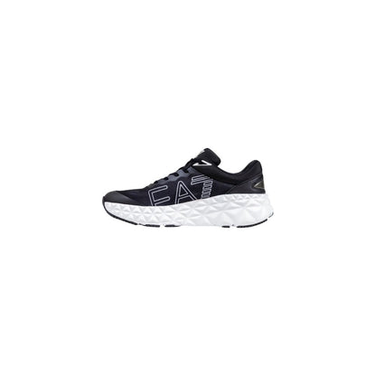 EA7 Emporio Armani Zapatillas deportivas de poliéster negras y blancas