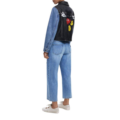Desigual Blue Cotton Denim Jacket Reference 25WWED16