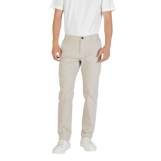 Pantalon décontracté Hugo Boss en polyester beige