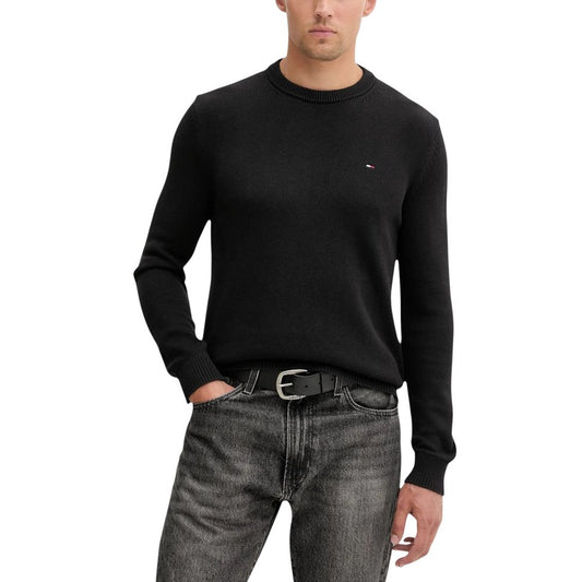 Sudadera Tommy Hilfiger Jeans negra de algodón orgánico