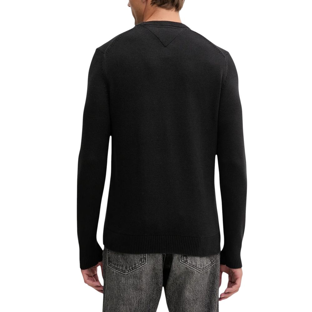 Sudadera Tommy Hilfiger Jeans negra de algodón orgánico