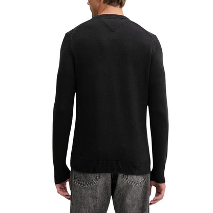 Sudadera Tommy Hilfiger Jeans negra de algodón orgánico