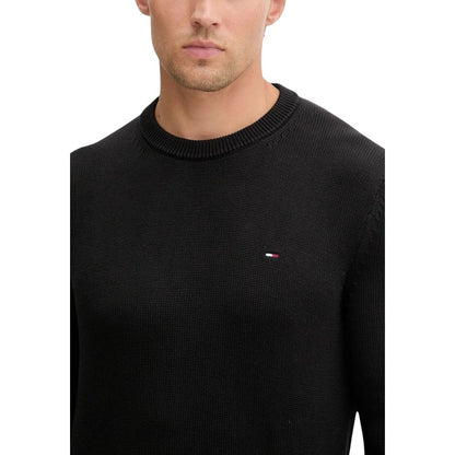 Sudadera Tommy Hilfiger Jeans negra de algodón orgánico