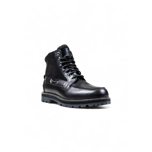 Botas Timberland Negras de Cuero con Cordones