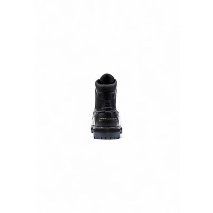 Bottes Timberland à lacets en cuir noir