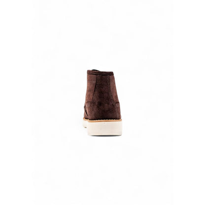Botas Timberland Brit Mid De Cuero Marrón Con Cordones