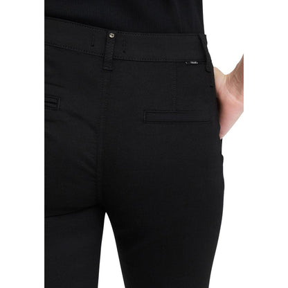 Pantalones de Vestir Liu Jo Negros de Algodón