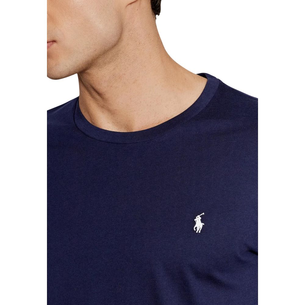 Camiseta de algodón azul Ralph Lauren