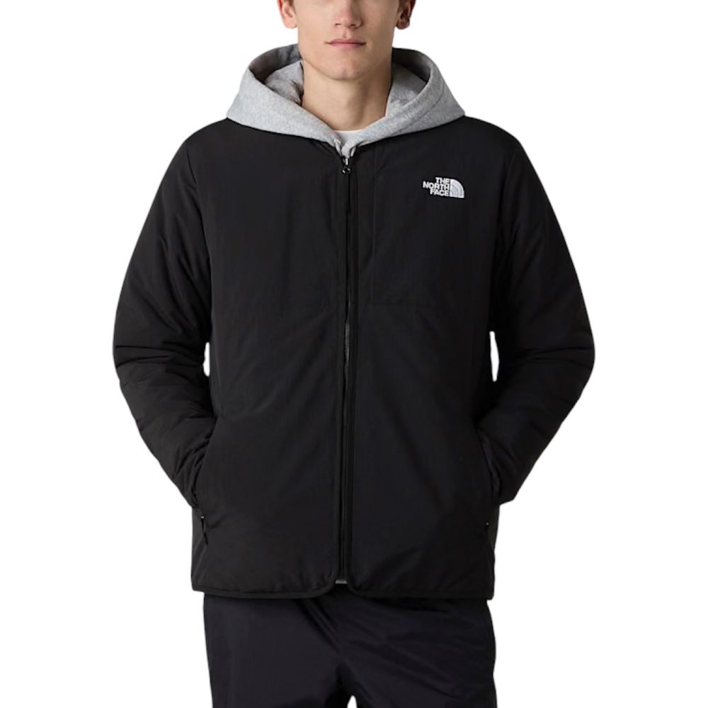 Abrigo de nailon negro The North Face
