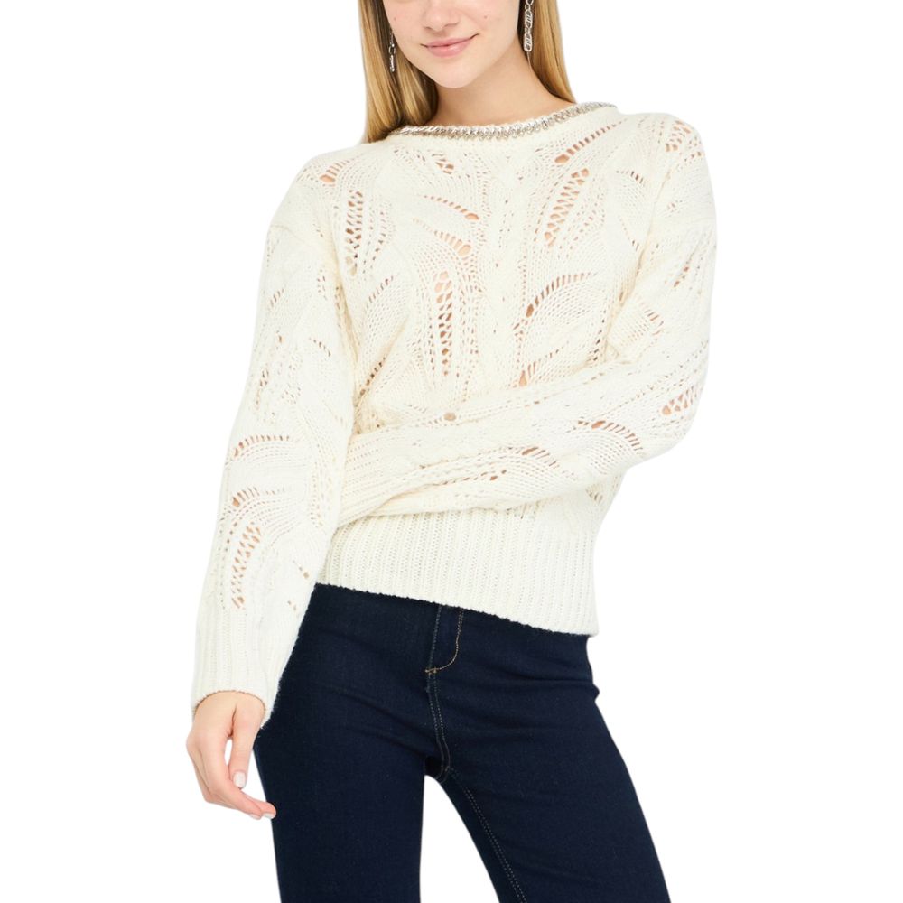 Sudadera de marabú blanco de Liu Jo
