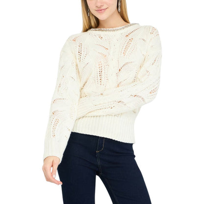 Sudadera de marabú blanco de Liu Jo