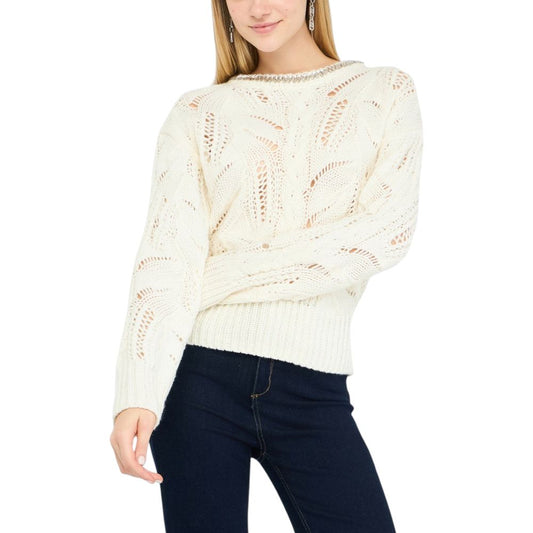 Sudadera de marabú blanco de Liu Jo