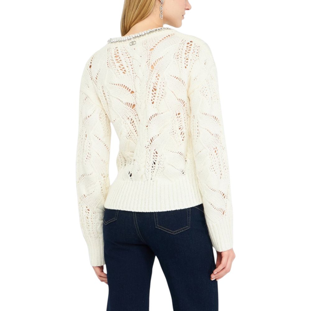 Sudadera de marabú blanco de Liu Jo