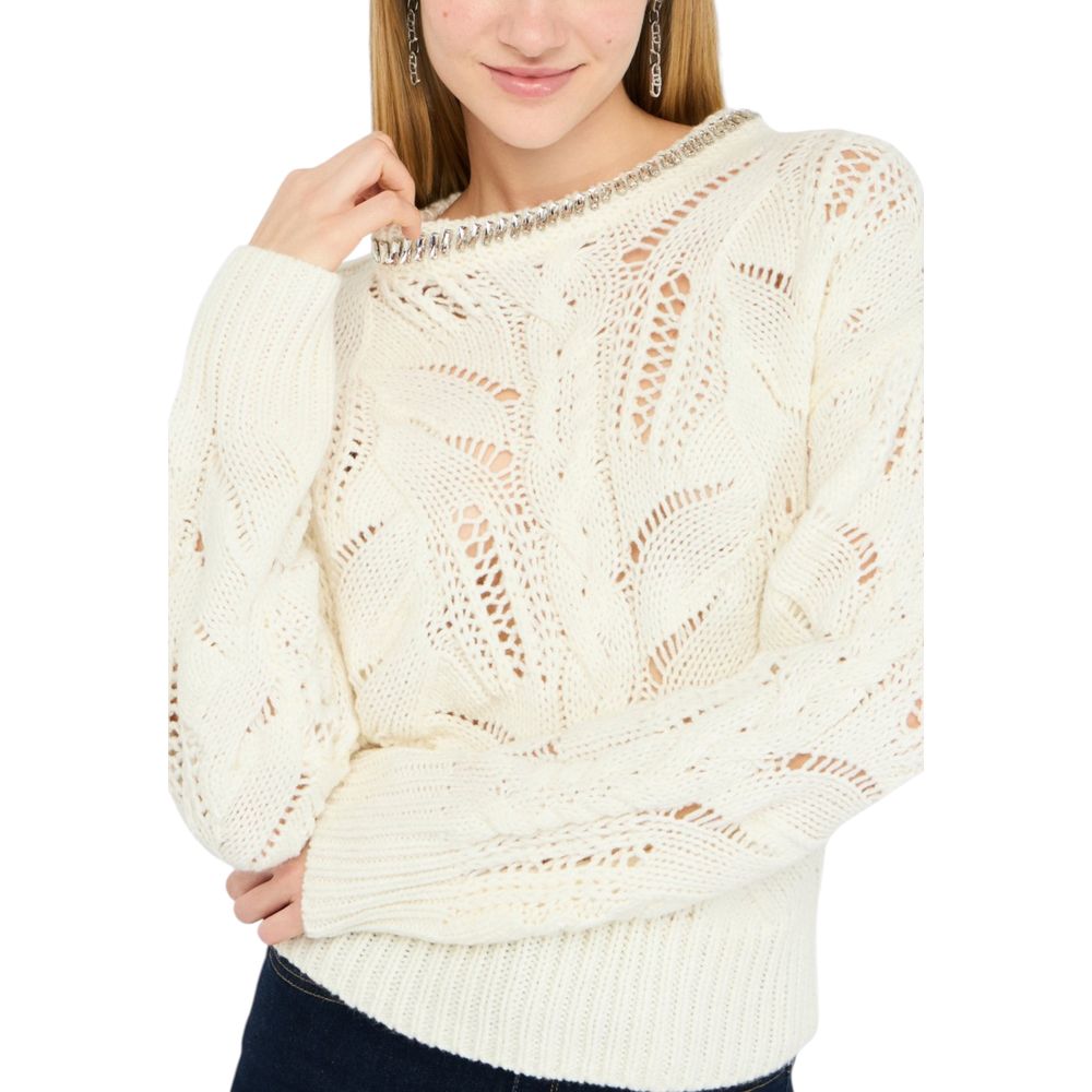 Sudadera de marabú blanco de Liu Jo
