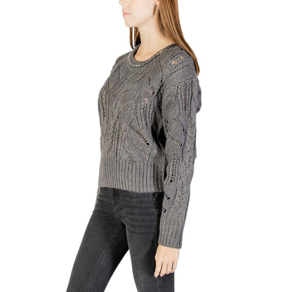 Sudadera de marabú gris Liu Jo