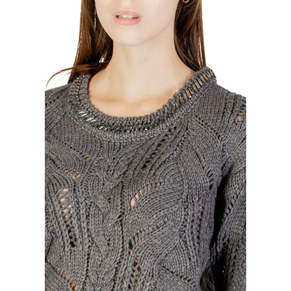 Sudadera de marabú gris Liu Jo
