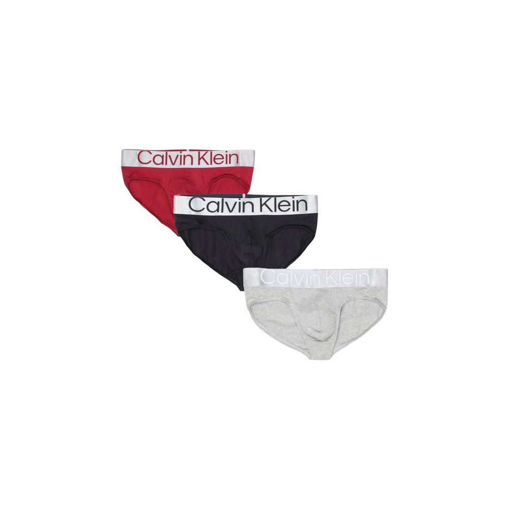 Calvin Klein Underwear Culotte Bicolore en Coton Taille Basse