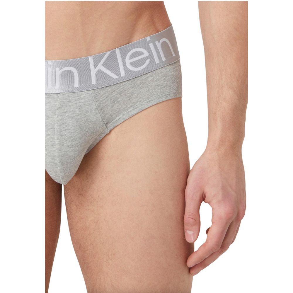 Calvin Klein Underwear Culotte Bicolore en Coton Taille Basse