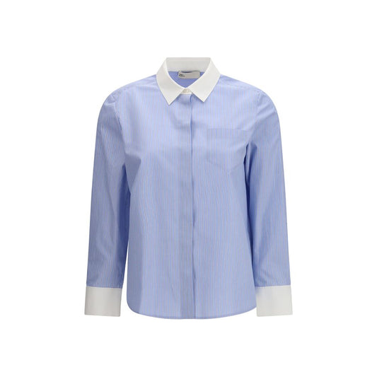 Camisa Tory Burch de Algodón Azul Estampado