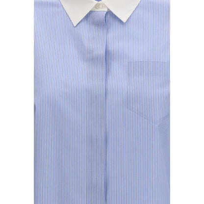 Camisa Tory Burch de Algodón Azul Estampado