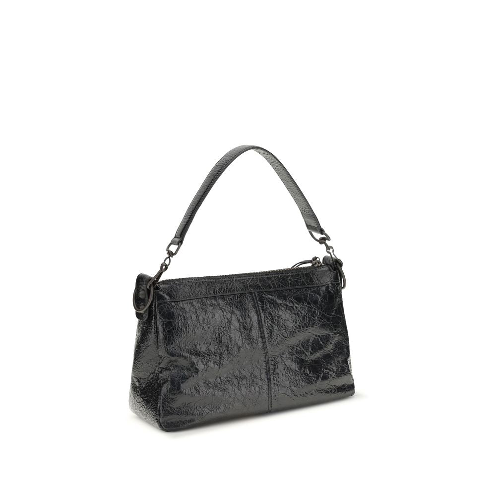 Bolso de Hombro Balenciaga Negro Cordero Ovis Aries Aries