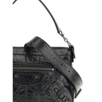 Bolso de Hombro Balenciaga Negro Cordero Ovis Aries Aries