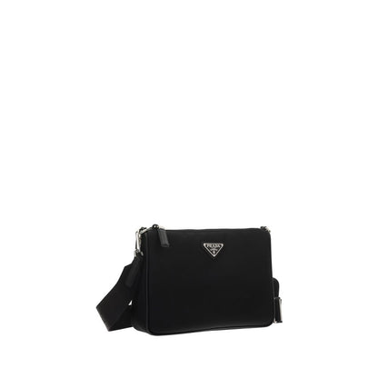 Bolso de hombro Prada de poliamida reciclada negra