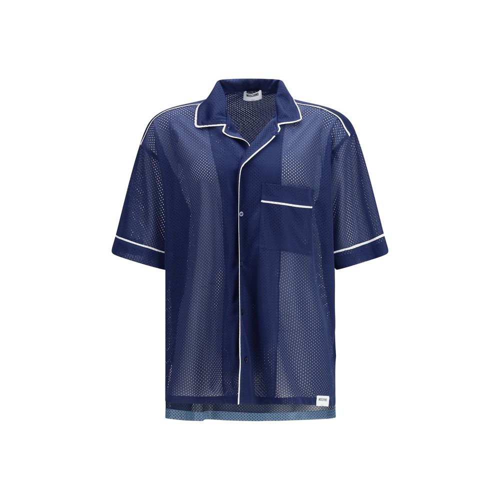 Ropa deportiva de poliéster azul Moschino