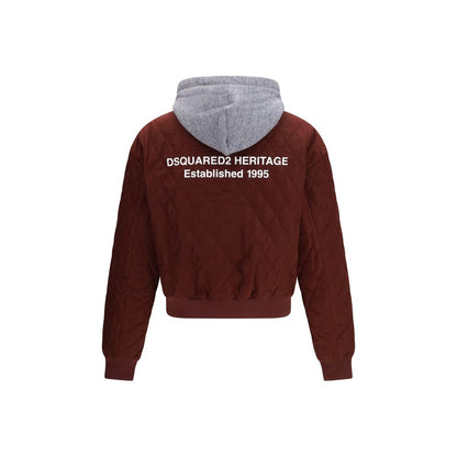 Cazadora bomber de tejido burdeos Dsquared²