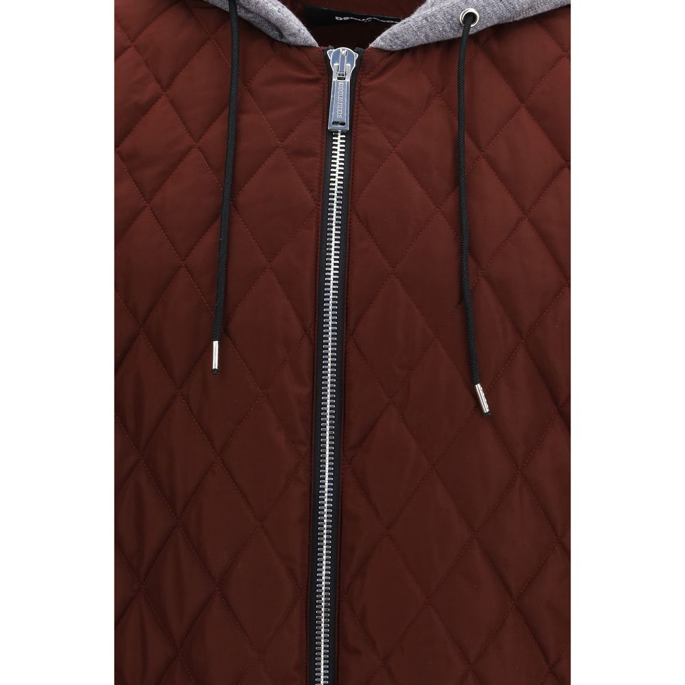 Cazadora bomber de tejido burdeos Dsquared²