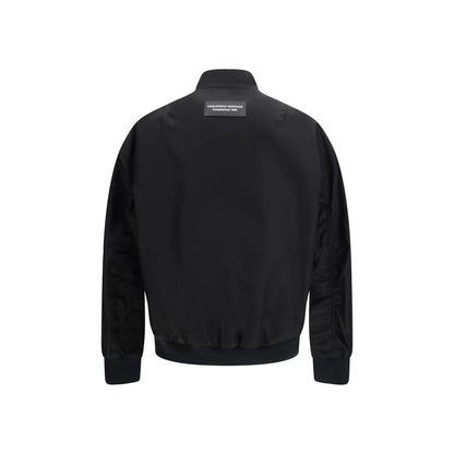 Cazadora bómber Dsquared² de poliamida negra