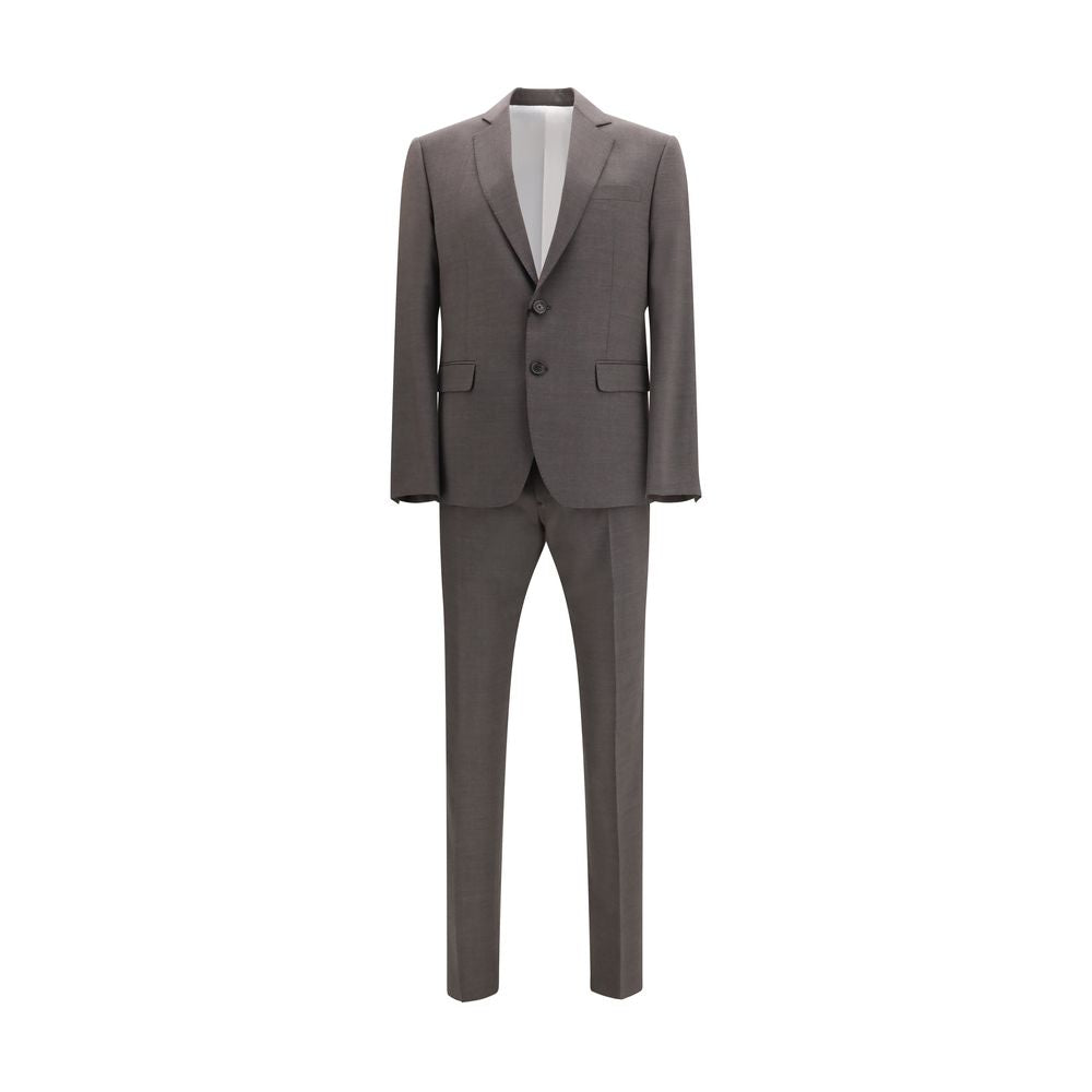 Traje de dos piezas de lana gris de Dsquared²