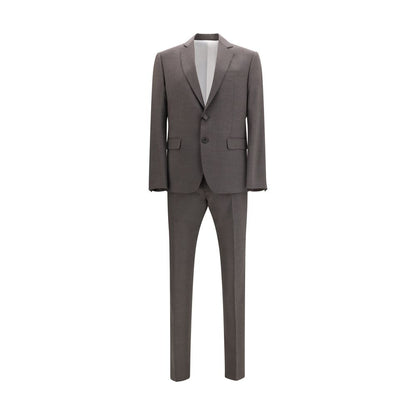 Traje de dos piezas de lana gris de Dsquared²