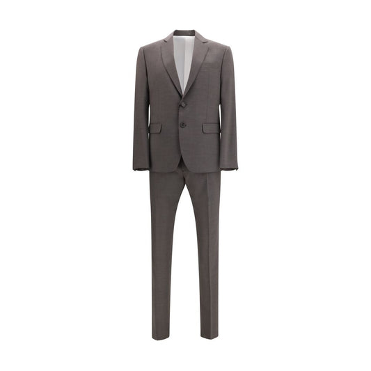 Traje de dos piezas de lana gris de Dsquared²