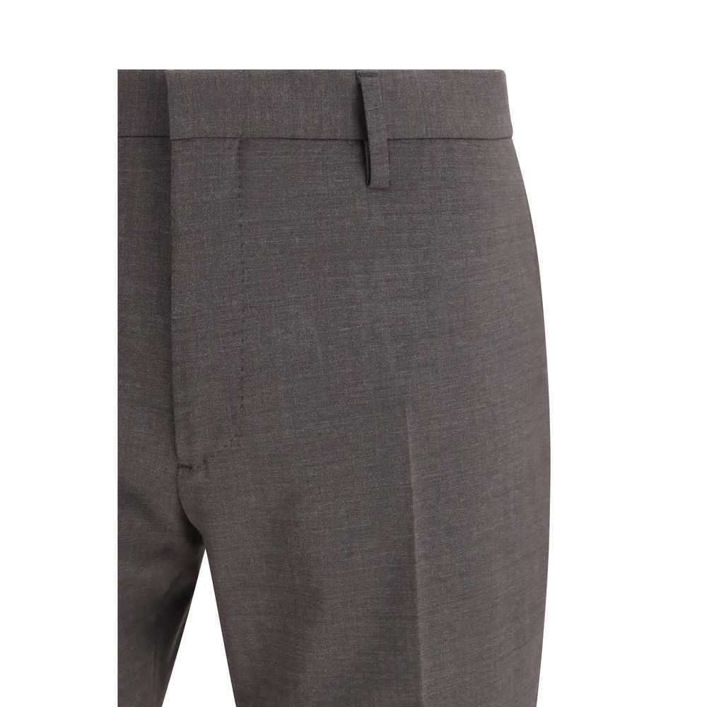 Traje de dos piezas de lana gris de Dsquared²